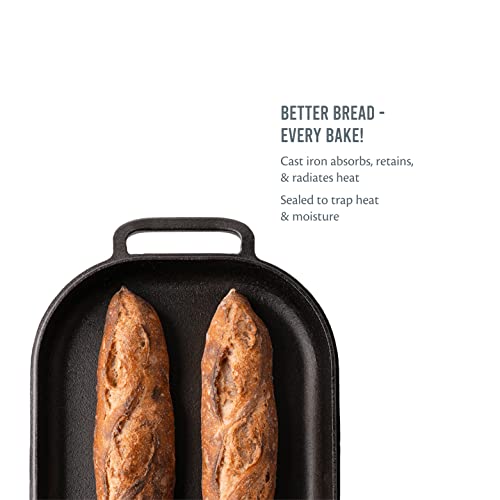 Cast Iron Bread Pan with Lid P604
