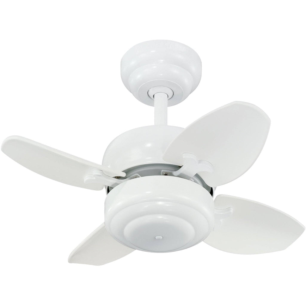 White 4-Blade 20x22 Mini Indoor Ceiling Fan X8144