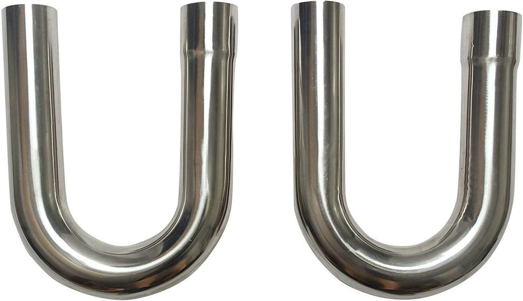 2.25 Stainless Steel Mandrel Bend Exhaust Kit Tubing 8PCS F679291