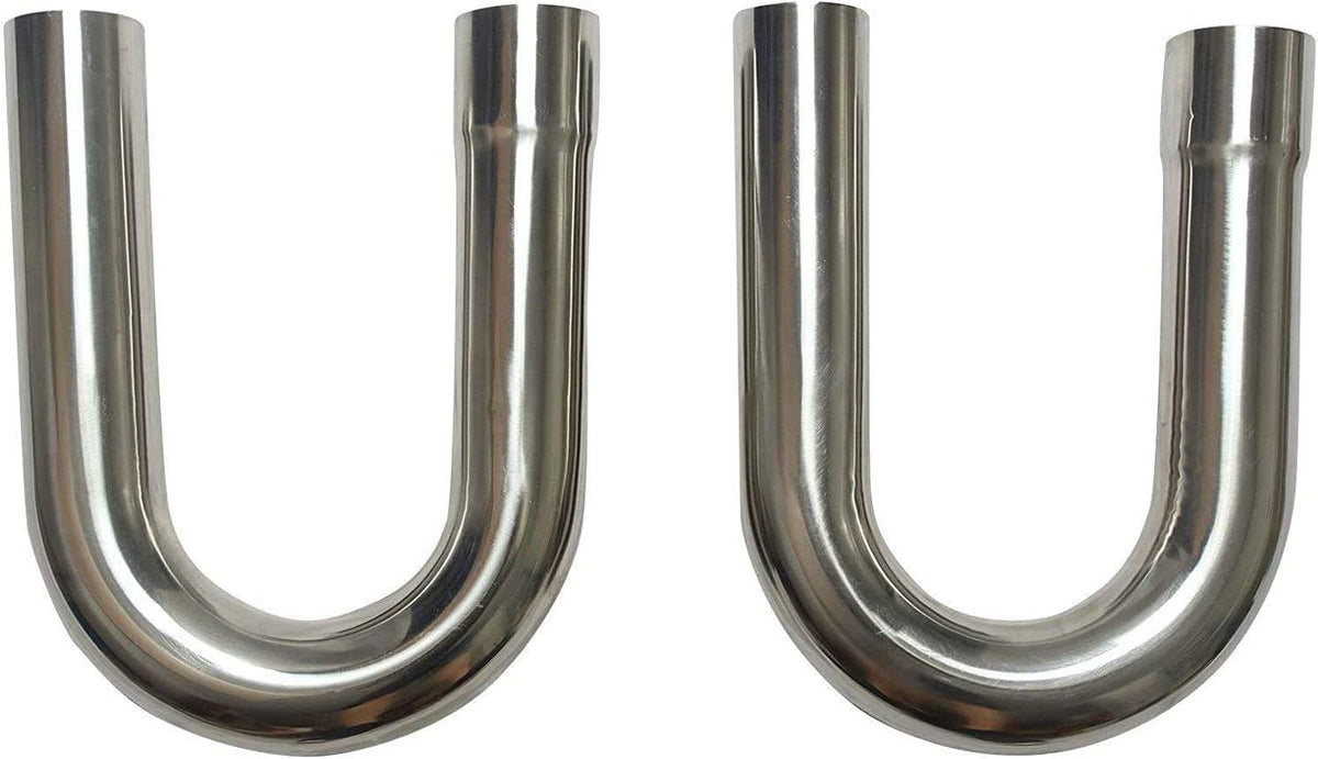 2.25 Stainless Steel Mandrel Bend Exhaust Kit Tubing 8PCS F679291
