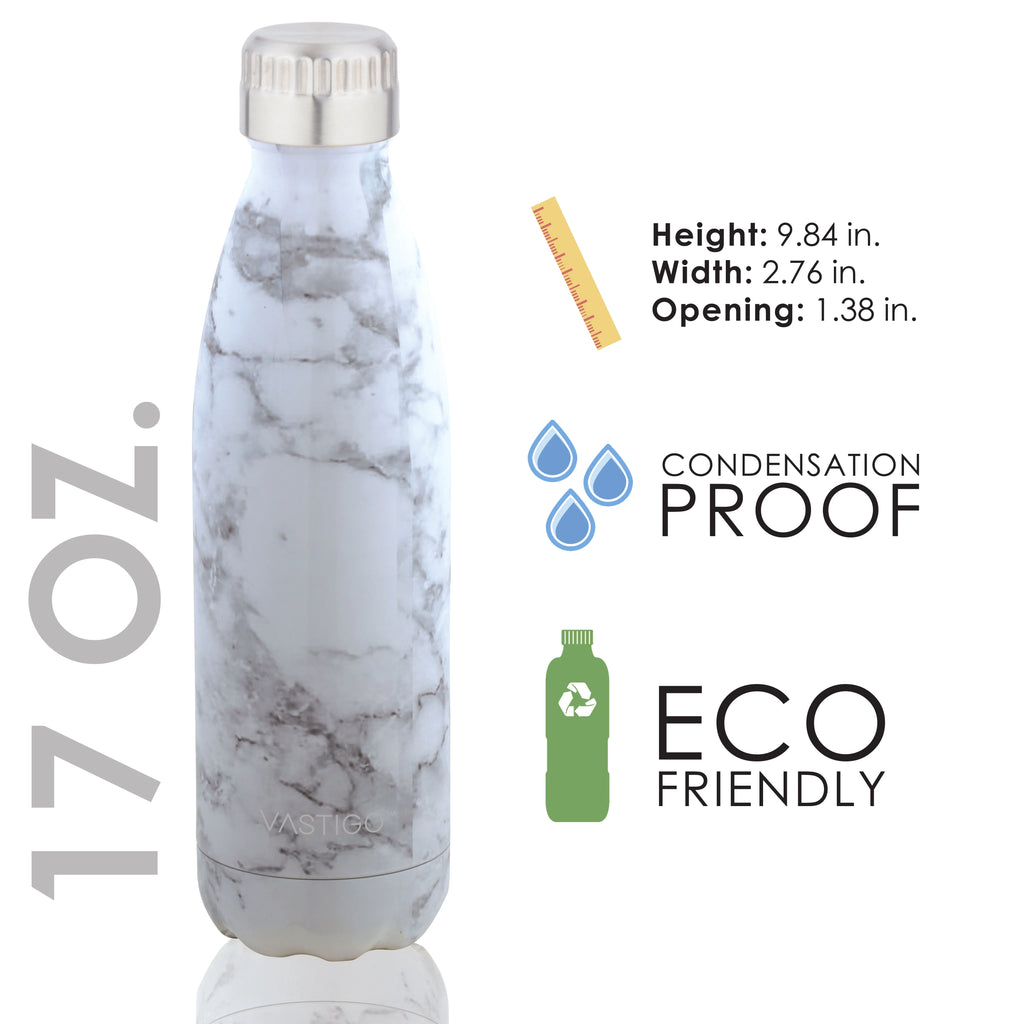 Stainless Steel 17 Oz Water Bottle with Vacuum Insulation U771