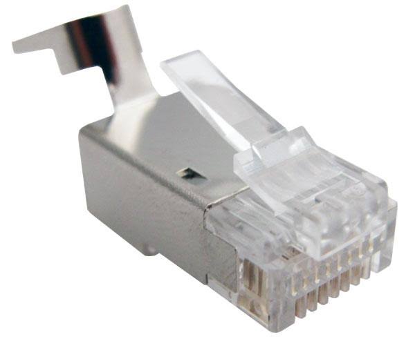 100 Pack Shielded RJ45 Connector for Cat6 N5621