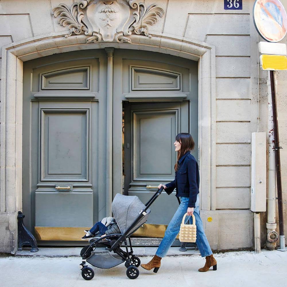 Aluminum Dark Navy Stroller N319