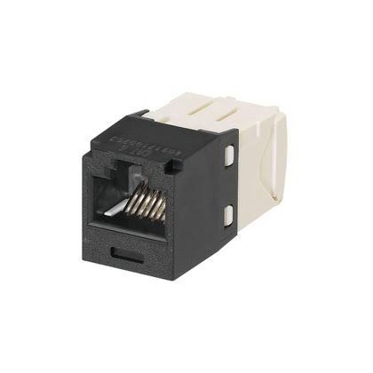 1-Port Mod Jack Cat6 Black 24 PK B389