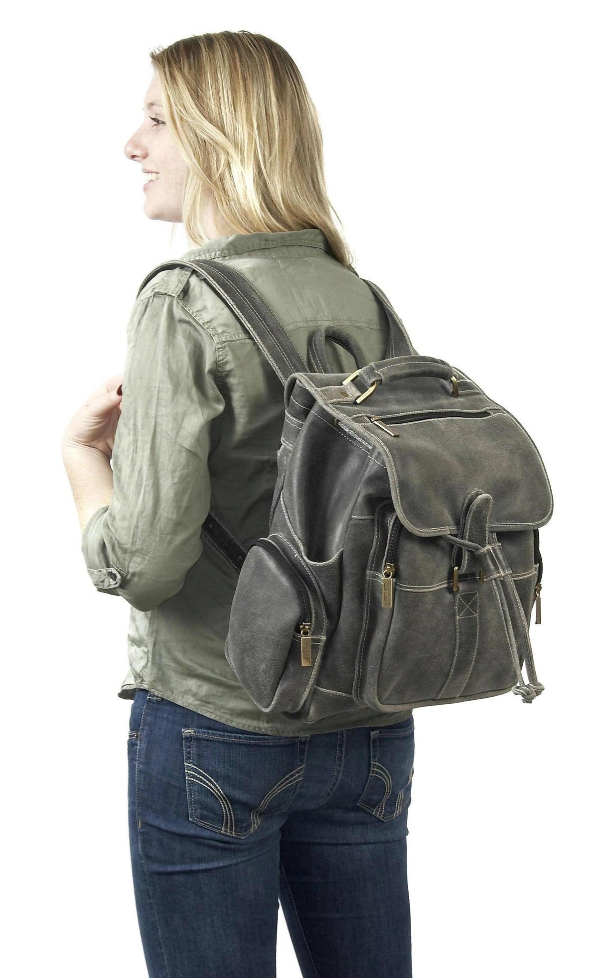 Distressed Brown Bak-Pak H88270