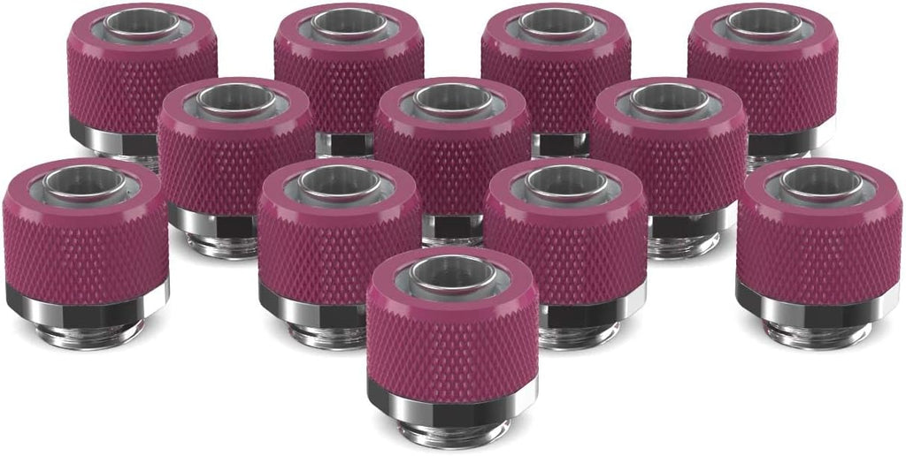 3/8in. x 1/2in. Compression Fitting 12 Pack Candy Purple E19358