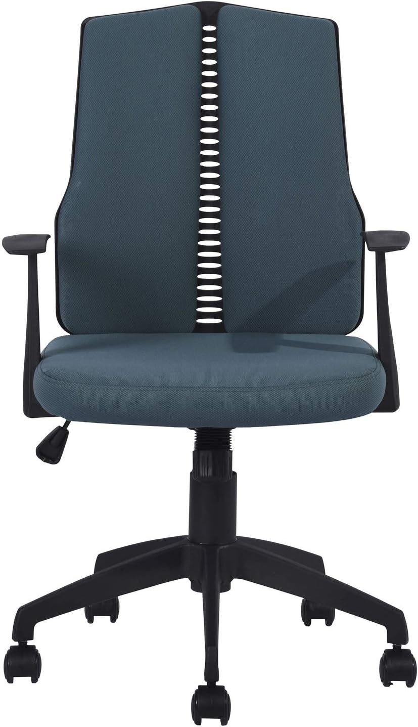 Dark Blue Ergonomic Swivel Rolling Desk Chair I7737