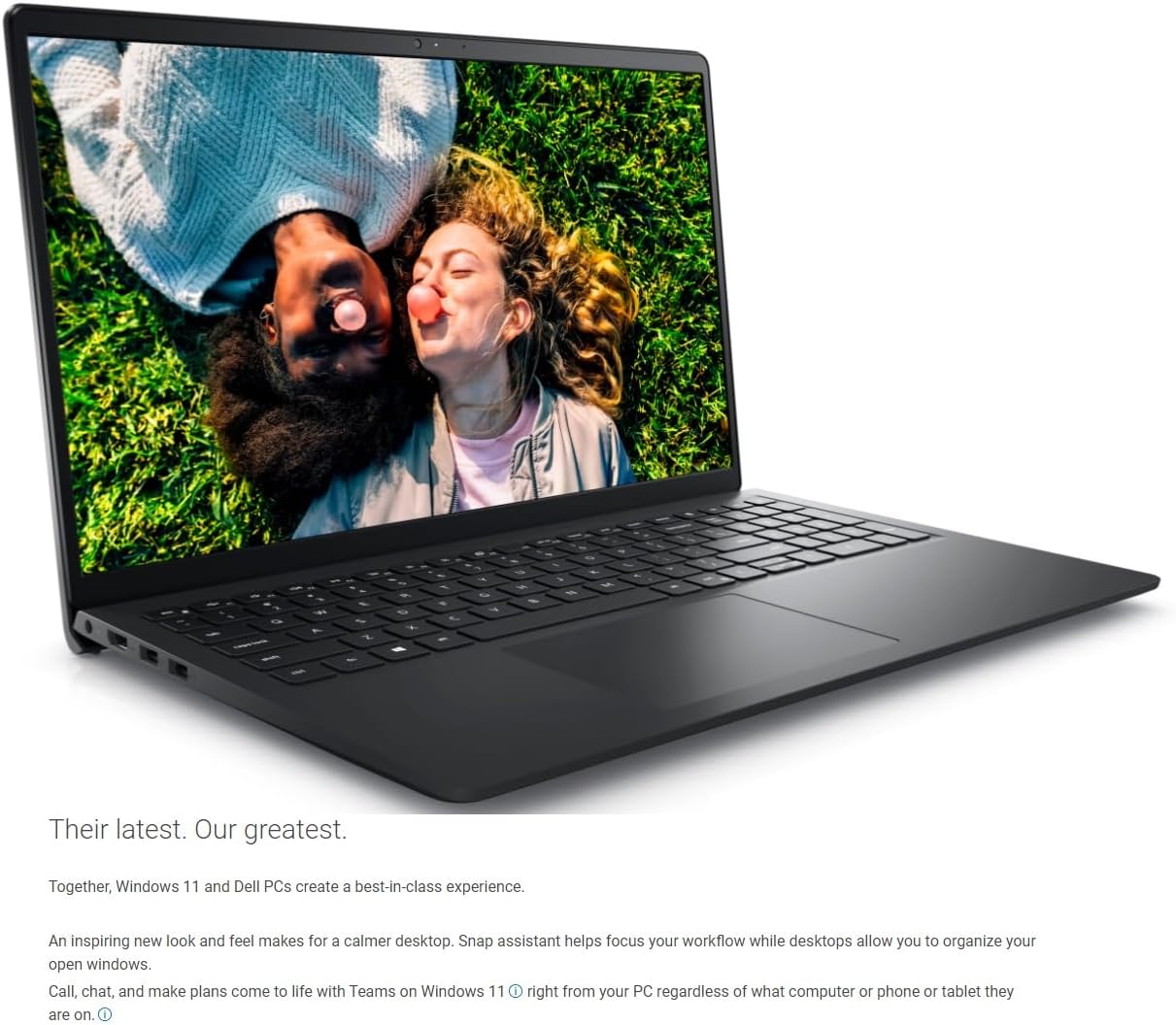 15.6" FHD LED Display Intel Core i3 Laptop with 8GB RAM 256GB PCIe SSD H534