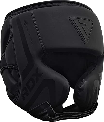 Black Maya Hide Leather Boxing Headgear I307947