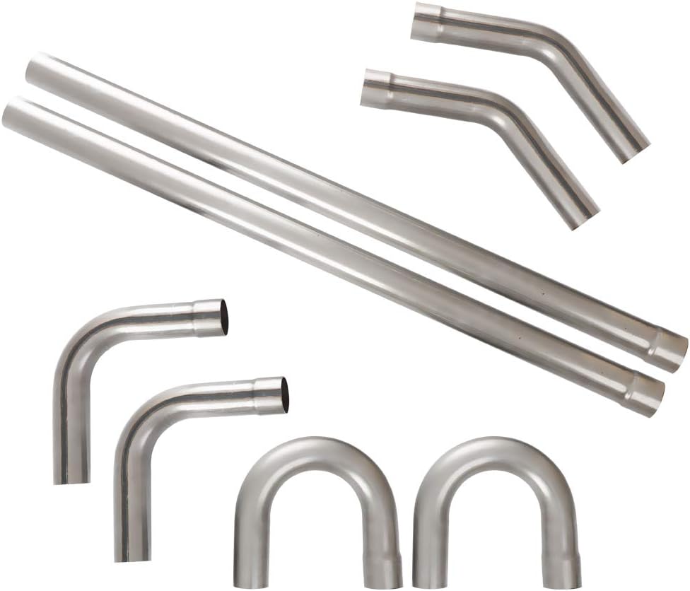 8PCS Mild Steel Exhaust Tubing Kit H24843
