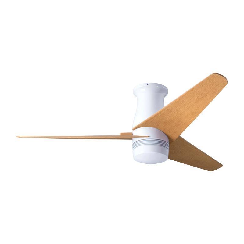 Gray/White Flush Mount DC Ceiling Fan T53630