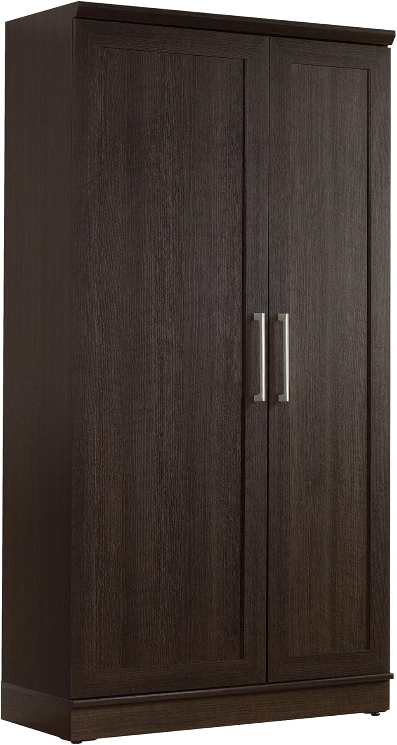 Storage Cabinet and Bookcase, Salt Oak Finish C7714