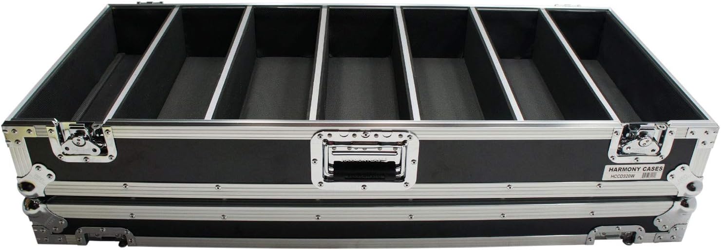 320 Jewel or 960 Sleeve CD Transport Road Travel Case with Wheels K460157