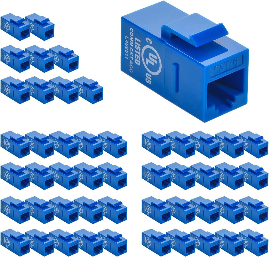 Cat.6 RJ45 Inline Coupler Female-Female 50-Pack H908221
