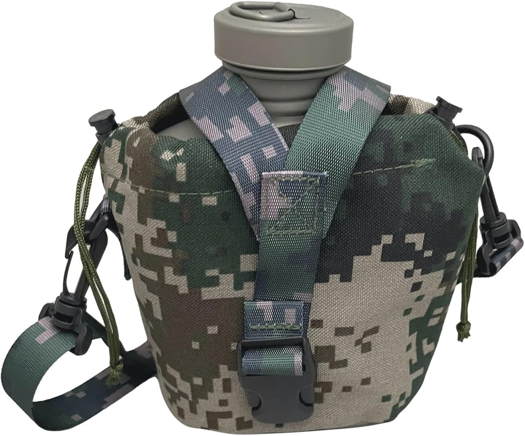 Titanium Canteen with Carry Case 1100ml 37oz Pack of 2 I76756
