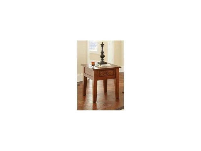 Oak Chairside End Table E329550