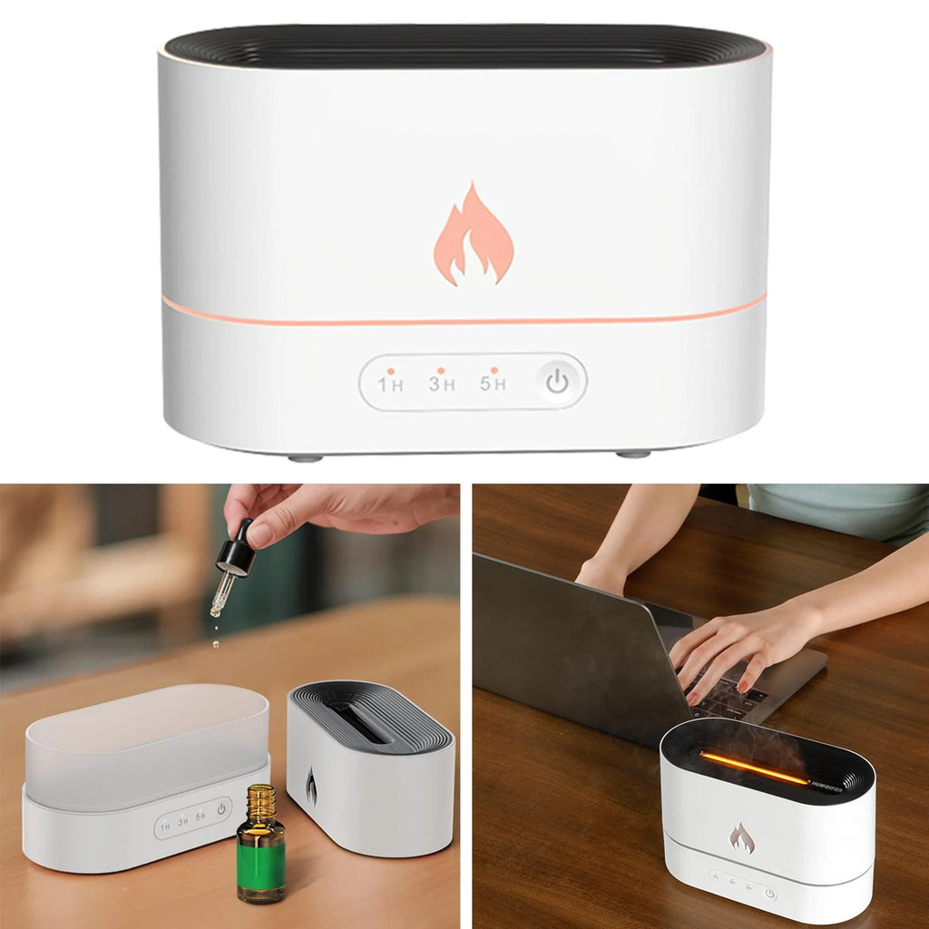 White Portable Air Humidifier Essential Oil Diffuser F88520