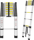 12.5 FT Aluminum Telescoping Extension Ladder C48796
