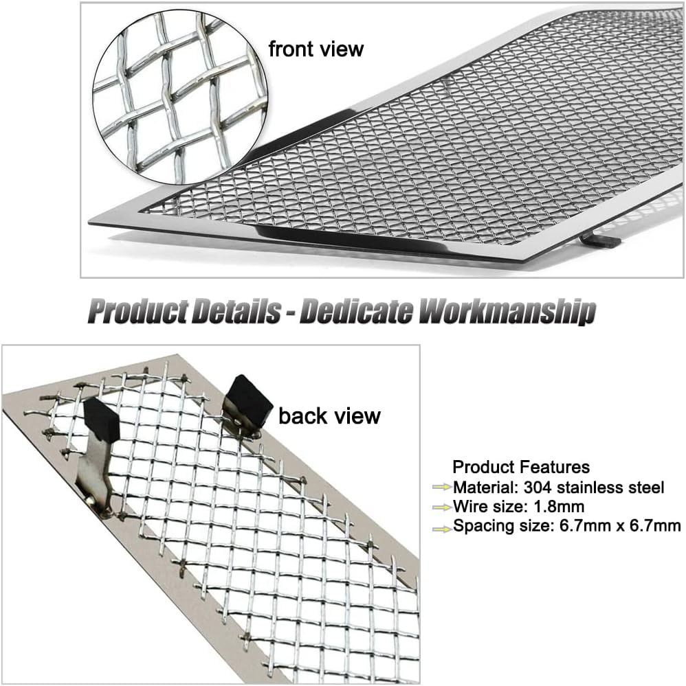 Stainless Steel Mesh Grille Grill Insert Combo J357120