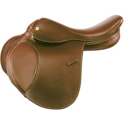 Brown Leather Close Contact Saddle T685