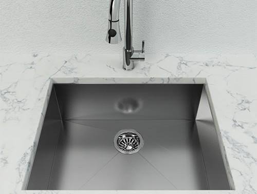 Single Basin Undermount Kitchen Sink Y4678