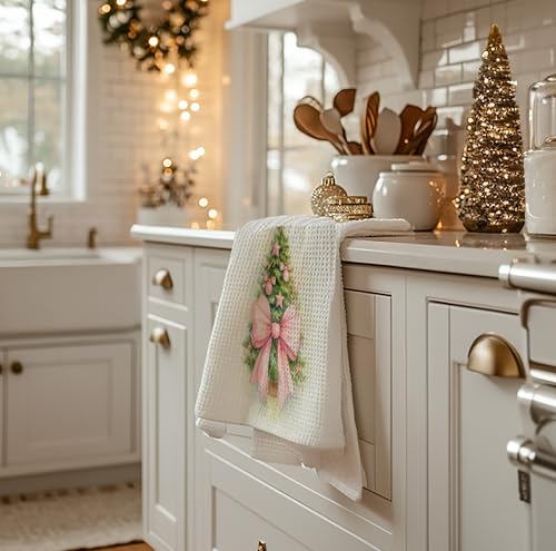 Neutral Christmas Hand Towels 16 x 24 Inch Q105634