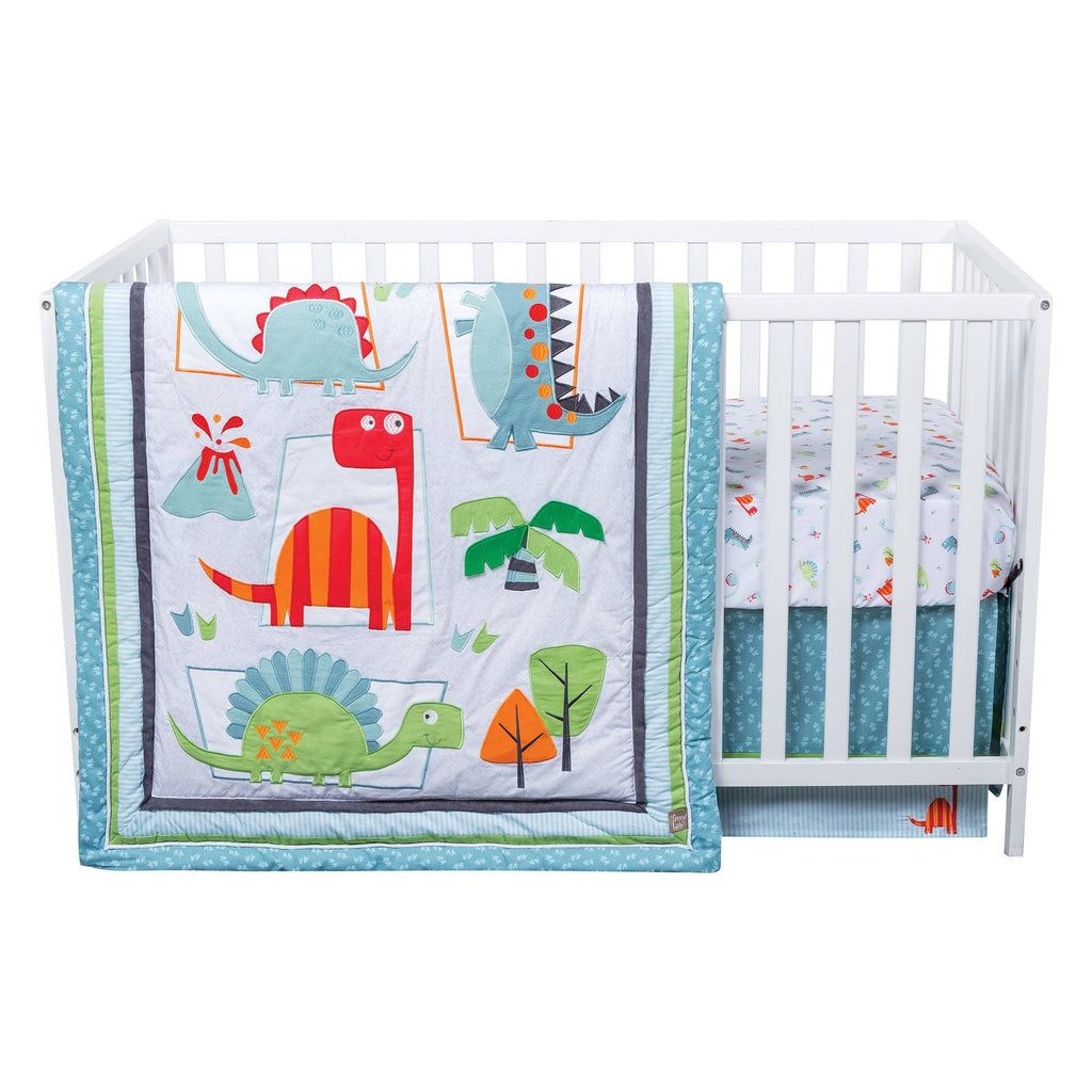 3 Piece Crib Bedding Set K606