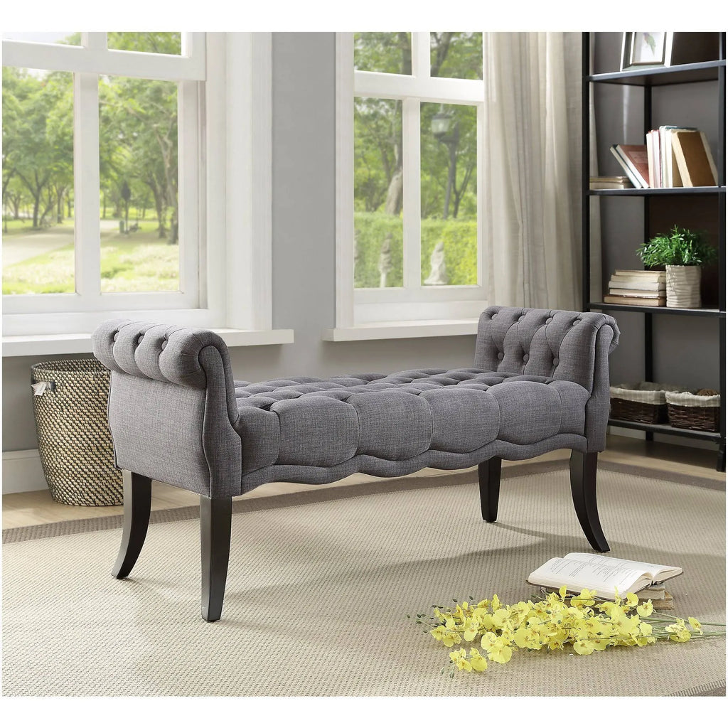 Charcoal Roll Arm Bench T26503