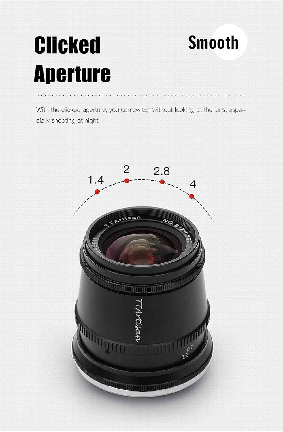 17mm F1.4 APS-C Manual Focus Lens for Fuji X Mount Camera C297587