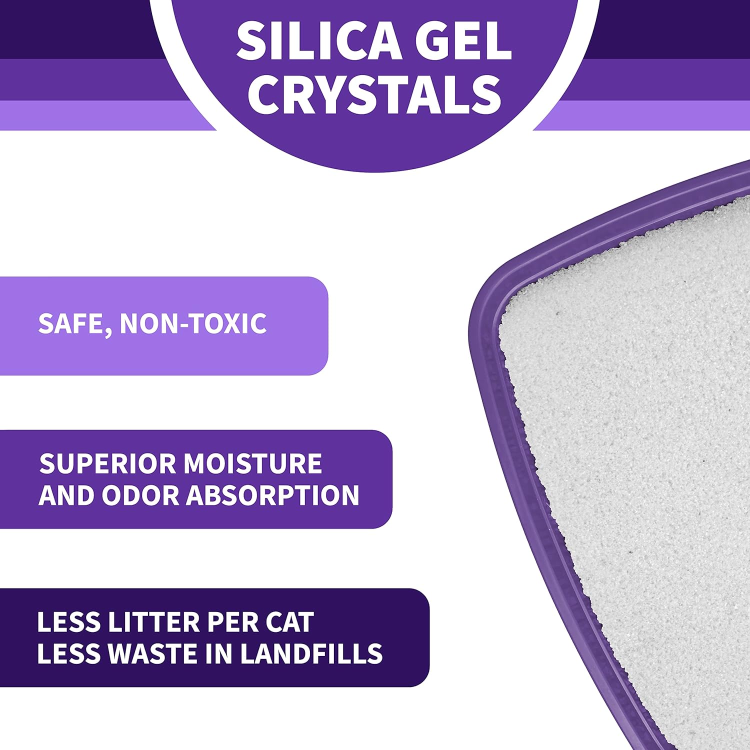 Unscented Crystal Clumping Cat Litter 8lb S331