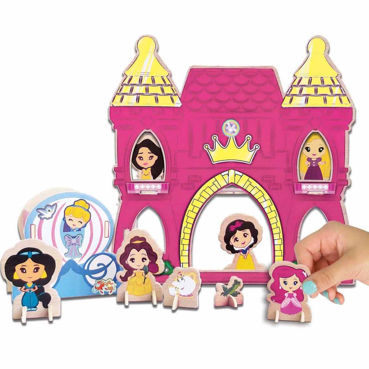 Wood Castle Building and Decorating Set I8438