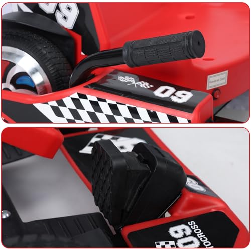 36V Electric Go Kart with 350W Motor, 16 MPH, Red S2182