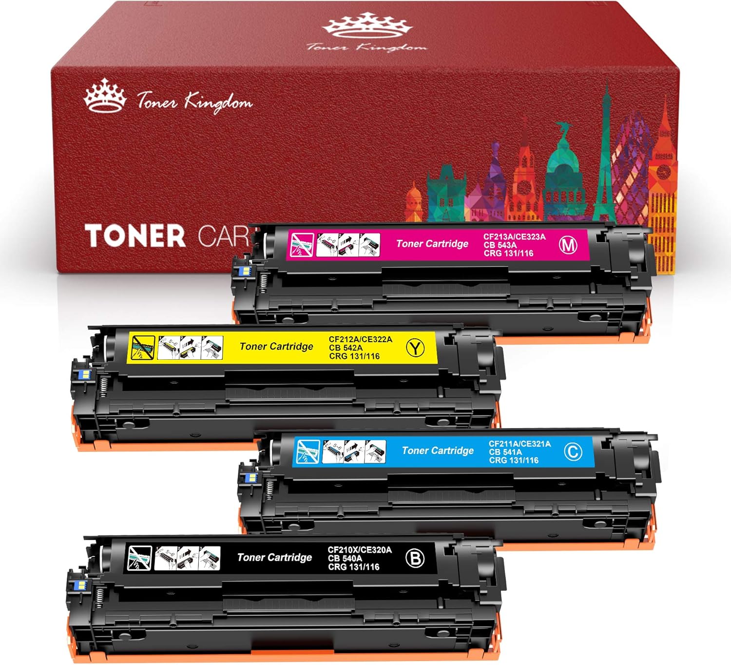 Compatible Toner Cartridges 4-Pack N85750