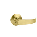 Satin Brass Single Dummy Door Lever Y414