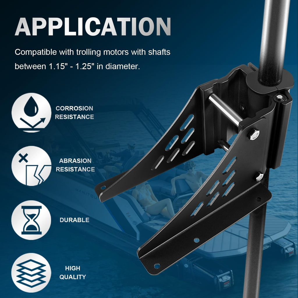 Trolling Motor Deck Mount for Shafts Between 1.15" - 1.25" in Diameter H6789