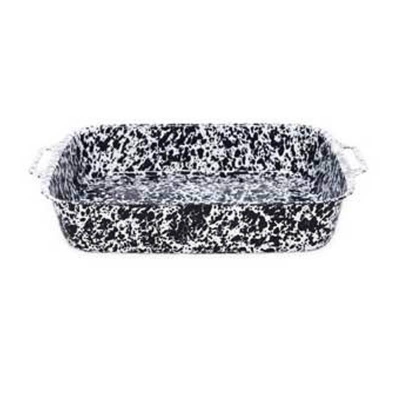 Black Marble Enamelware Lasagna Pan C224