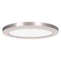 Brushed Steel LED Flush Mount Light F80185