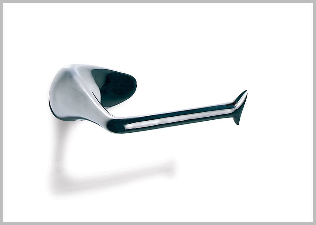 Polished Stainless Steel Toilet Paper Holder G1847