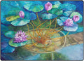Monet's Water Lily Pond Lightweight Carpet Mats, 6'8" x 4'10" Area Rug H207