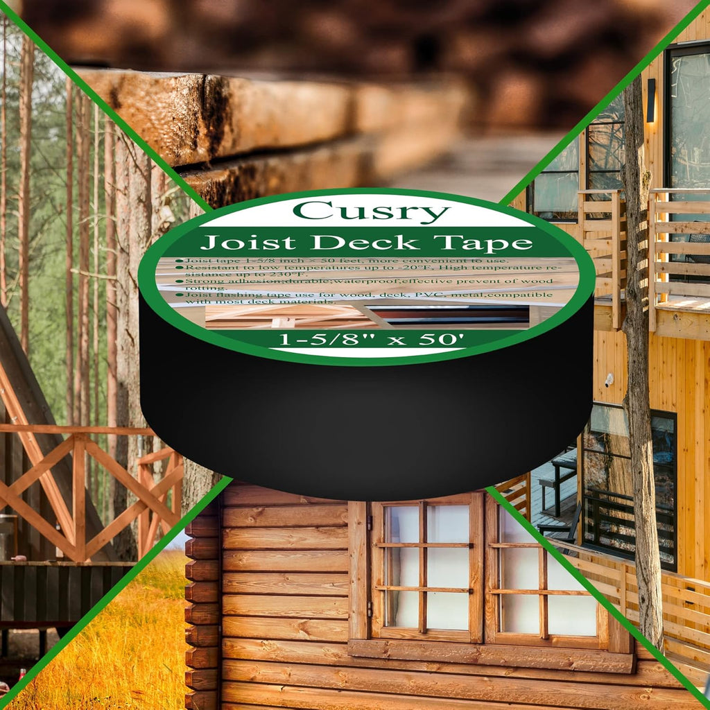 1-5/8" X 50' Deck Butyl Flashing Tape, 8 Packs L560879