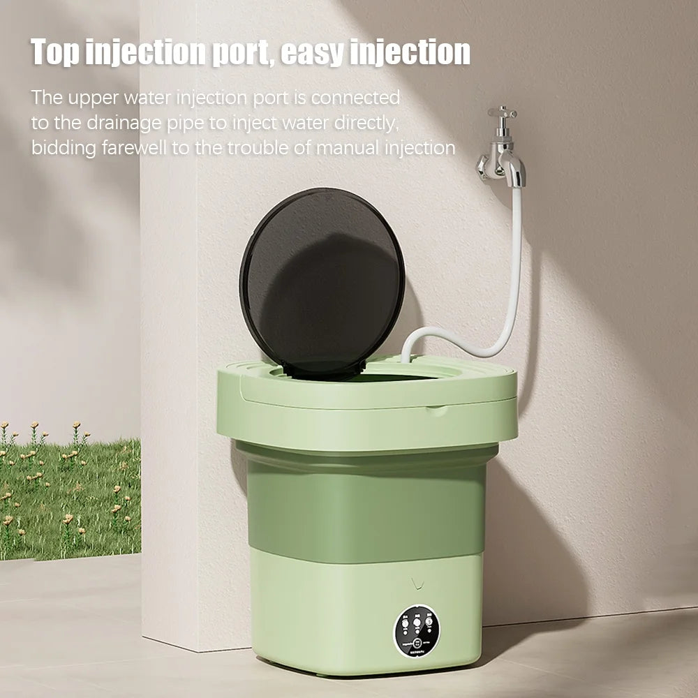 8L Portable Washing Machine with Spin Dryer Q329966