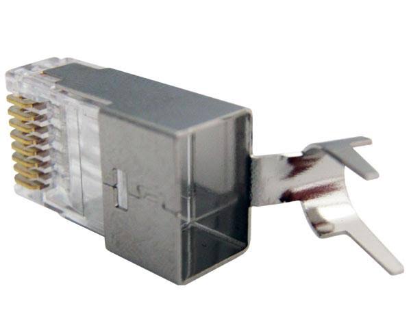 100 Pack Shielded RJ45 Connector for Cat6 N5621