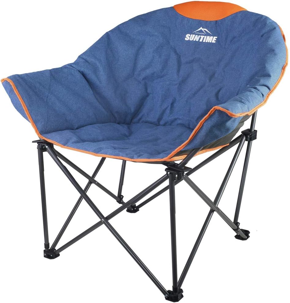 Oversize Padded Folding Chair with Carry Bag G3299
