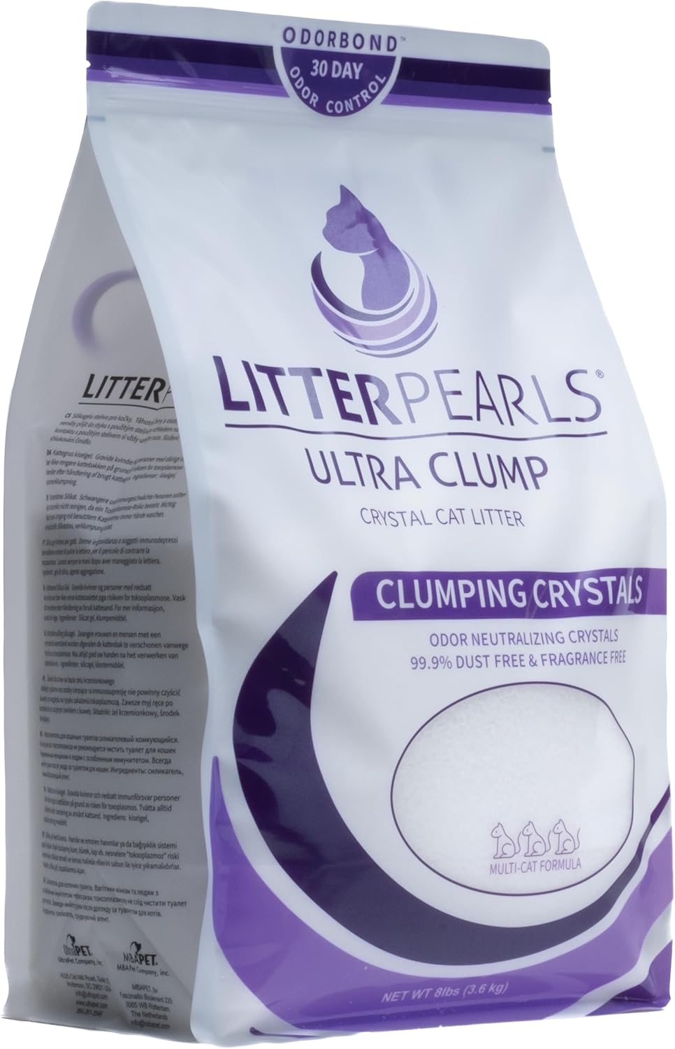 Unscented Crystal Clumping Cat Litter 8lb S331