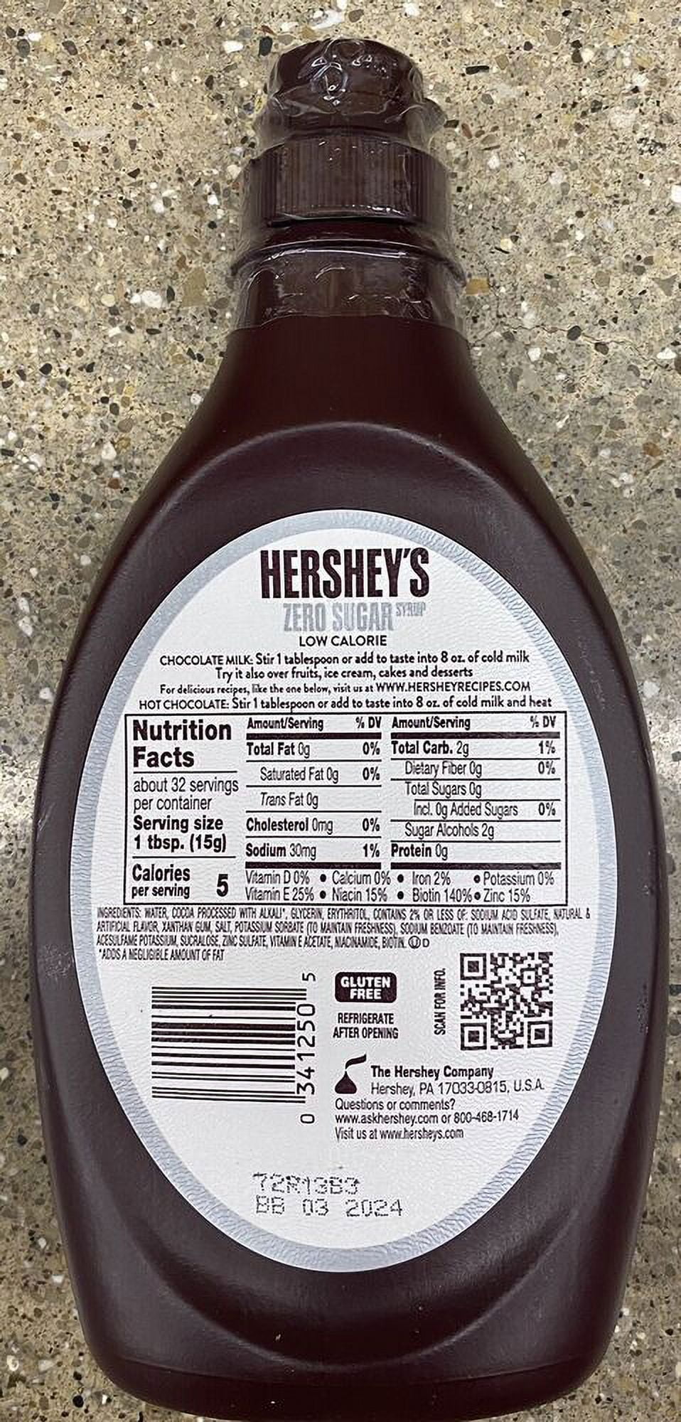 17.5 Oz Zero Sugar Chocolate Syrup C2260