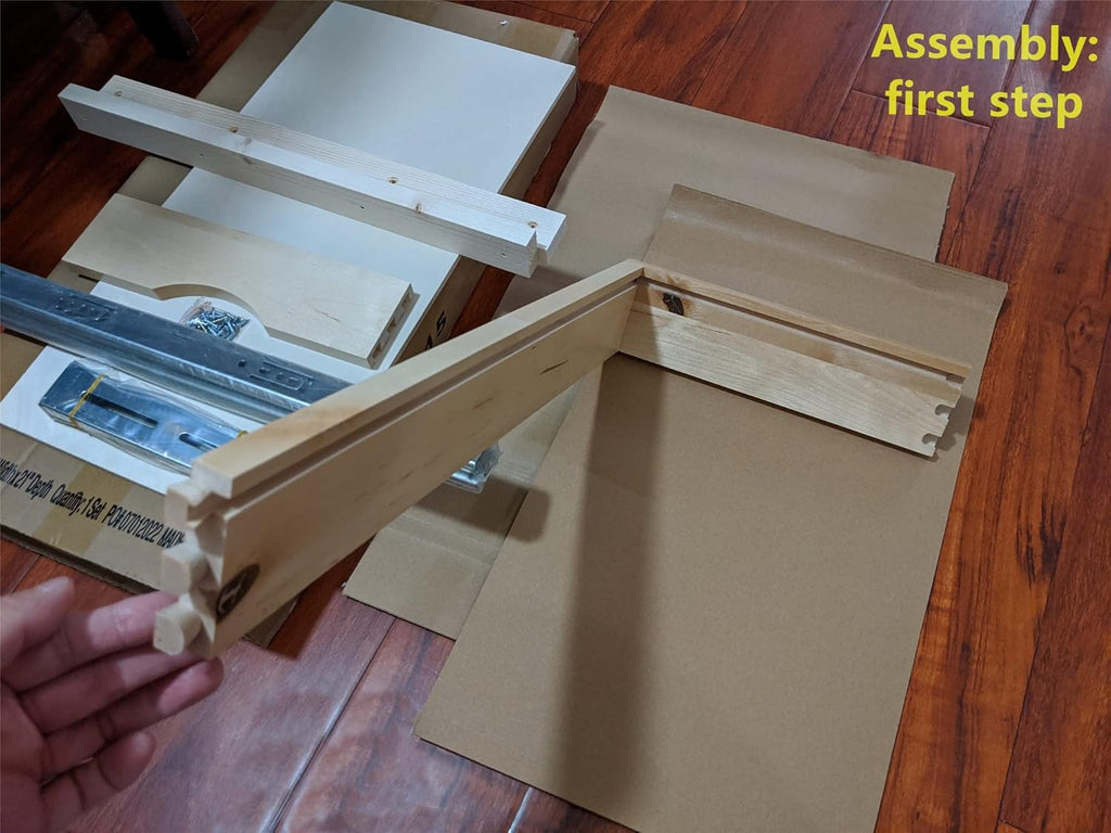 11'' Pull Out Drawers Wood Drawer Rolling Tray Q18592