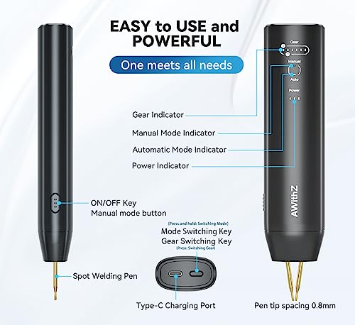 Black Handheld Battery Spot Welder X97731