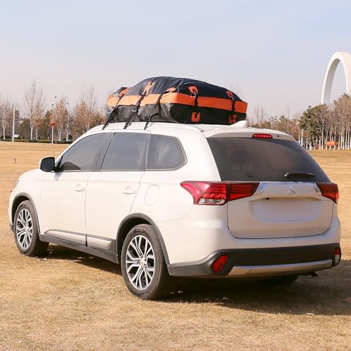 21 Cubic Feet 100% Waterproof Heavy Duty 840D Rooftop Cargo Bag with Anti-Slip Mat O992134