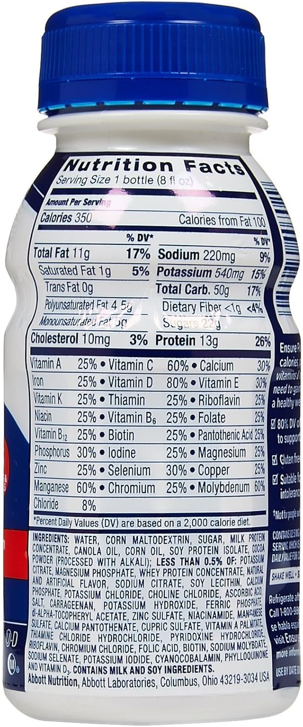 Milk Chocolate Nutrition Shake 8 oz 6 pk Q848076