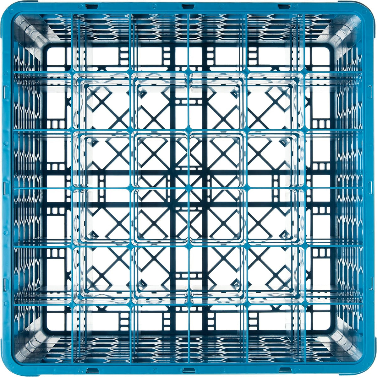 Blue 9-Compartment Glass Rack with 3 Extenders, Pack of 2 G847080